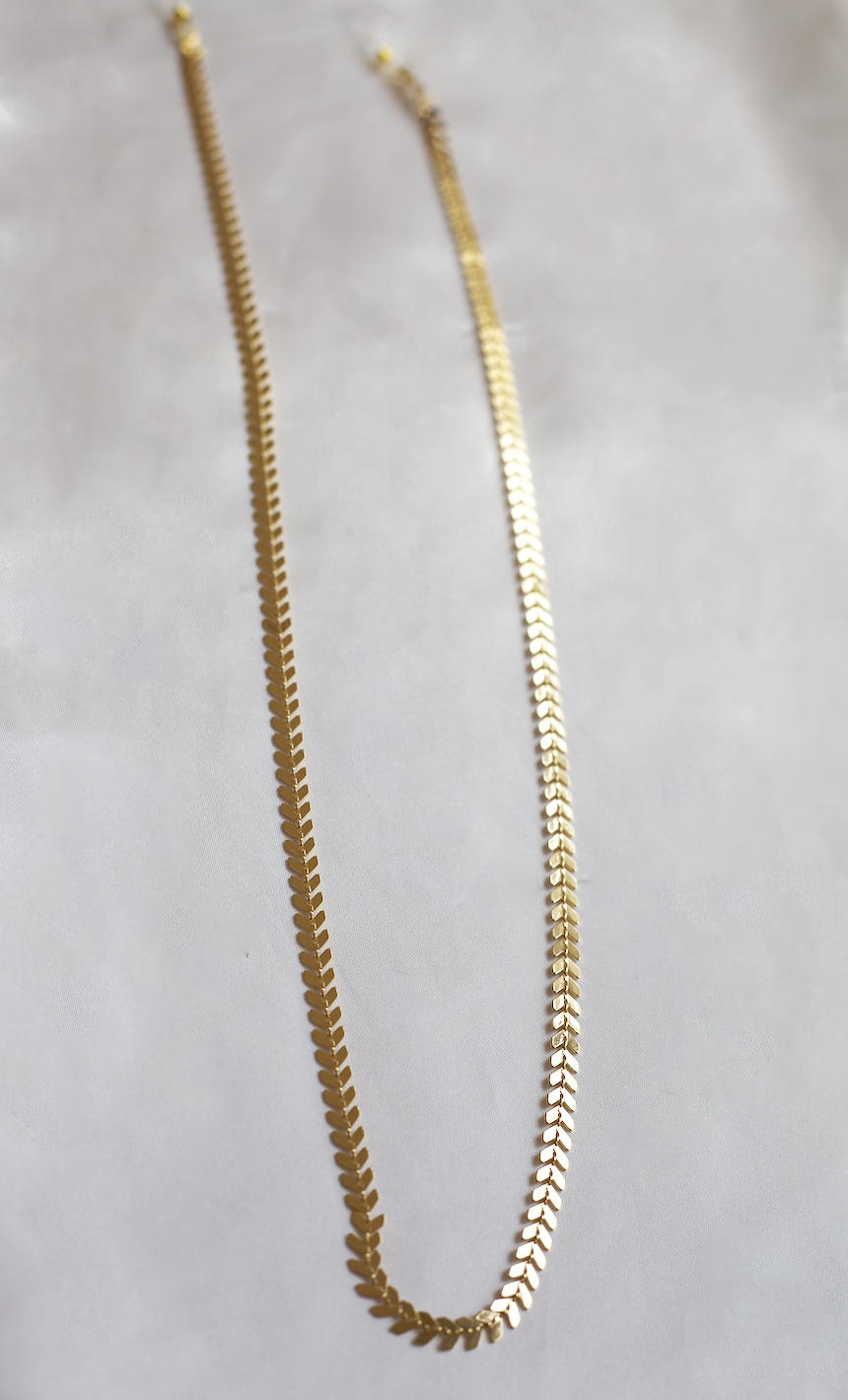 [ESQ] GOLD I|I eyewear chaiin