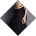 JiiNE UNiSEX SAMURAi SLACKS - BLACK (ONE SIZE)
