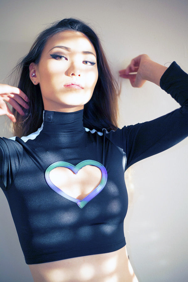 [ESQ] L♡VR TOP - ʙʟᴀᴄᴋ ʜᴏʟᴏɢʀᴀᴍ